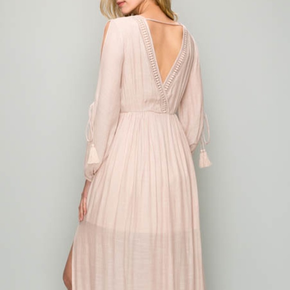 Long Sleeve Aakaa Maxi Dress NWT - Picture 4 of 6